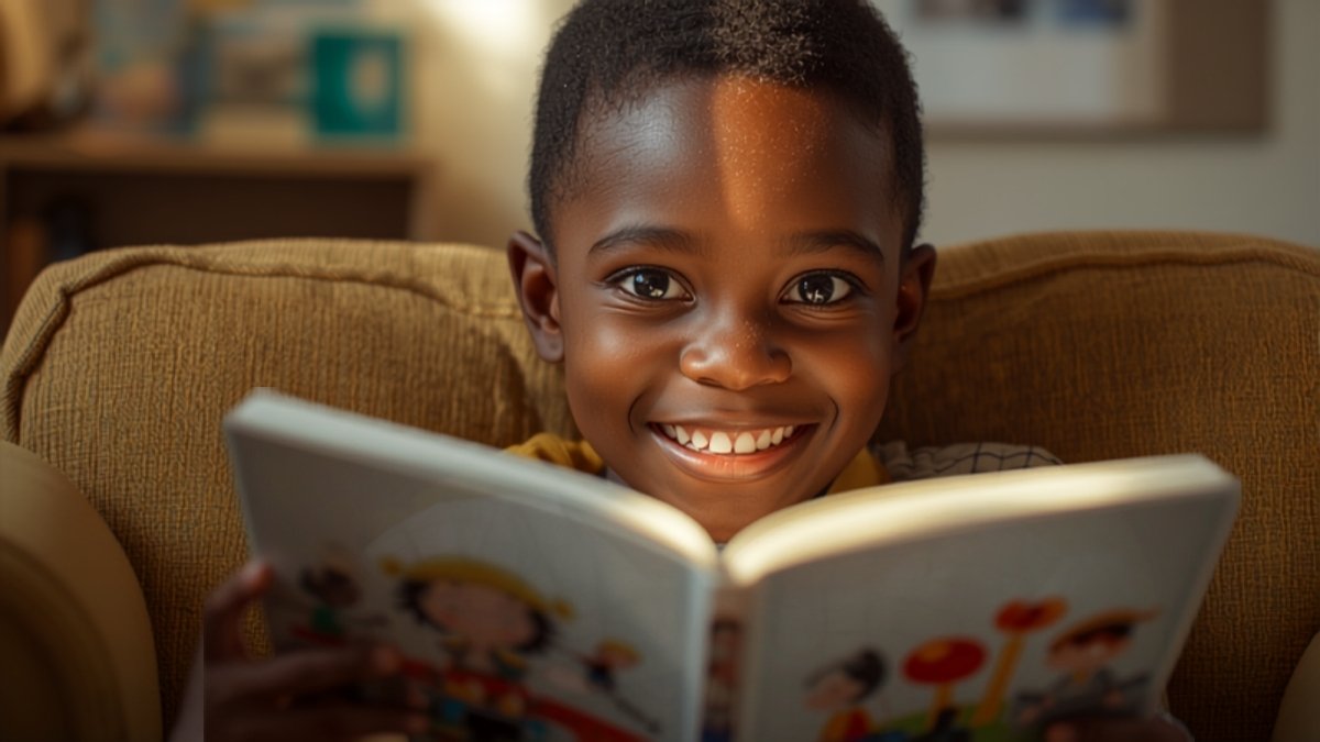 Kids learning English Language Arts