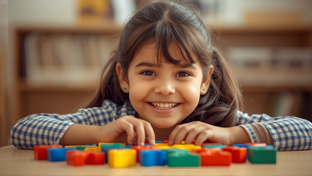 Kids learning Mathematics